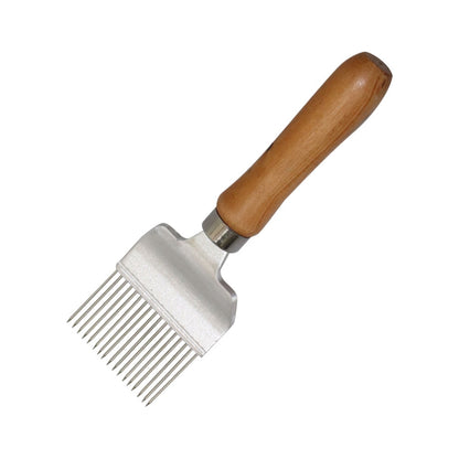 Bee Hive Uncapping Scraper with Wooden Handle