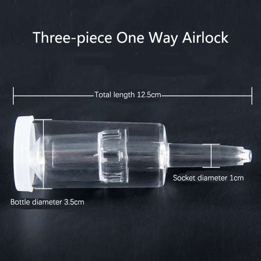 3-Piece Fermentation Air Lock Valve