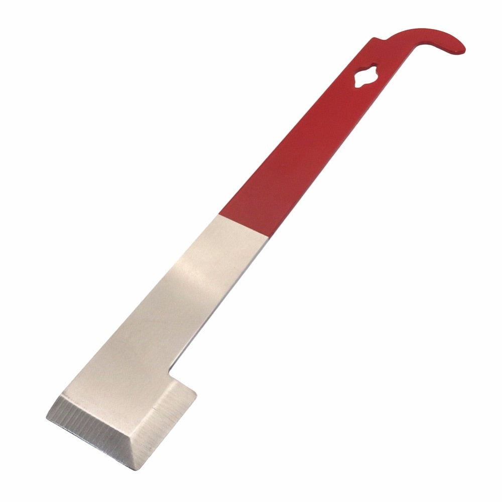 J Shaped Hive Tool to Lift and Scrape Frames